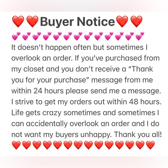 I appreciate my buyers! I stand behind all orders - Picture 1 of 1